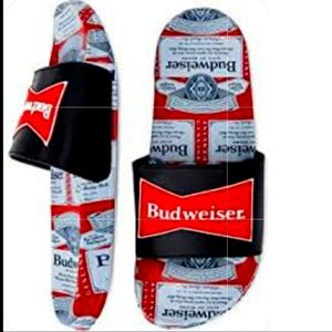 NWT Men's Budweiser Ground Up Slides